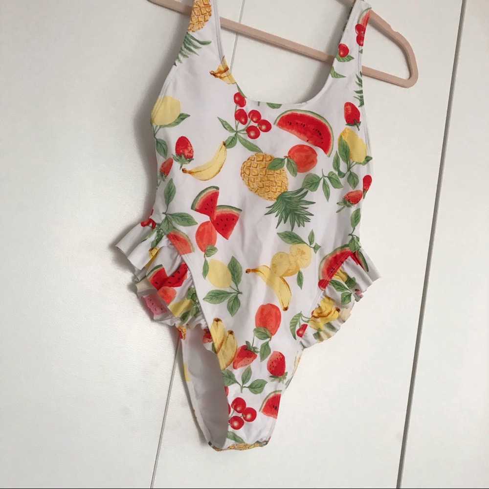 fruit frilly swimsuit 🍓